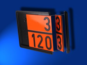 Zweistoff-Warntafel für Benzin und Heizöl