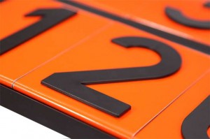 Ziffernträger Regoplast-Gefahrguttafel